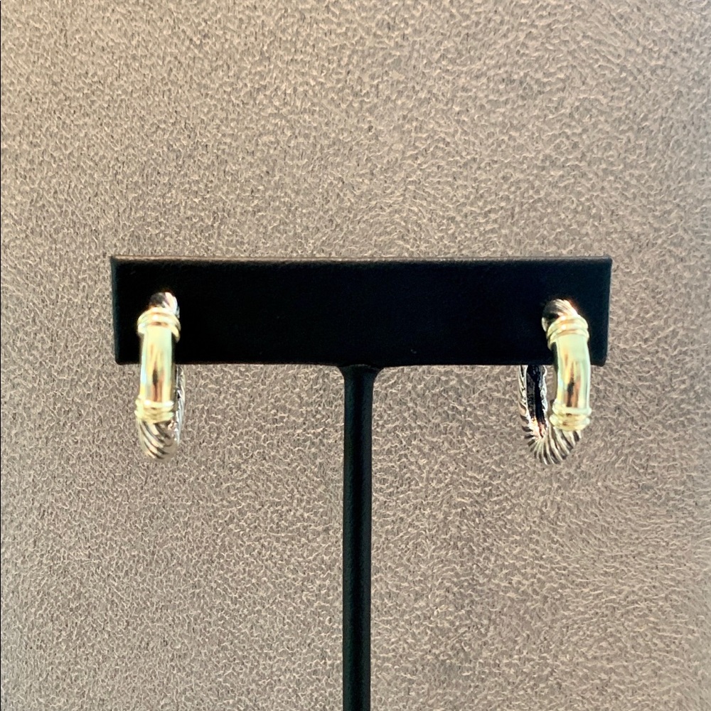 David Yurman Small Metro Hoop Earrings